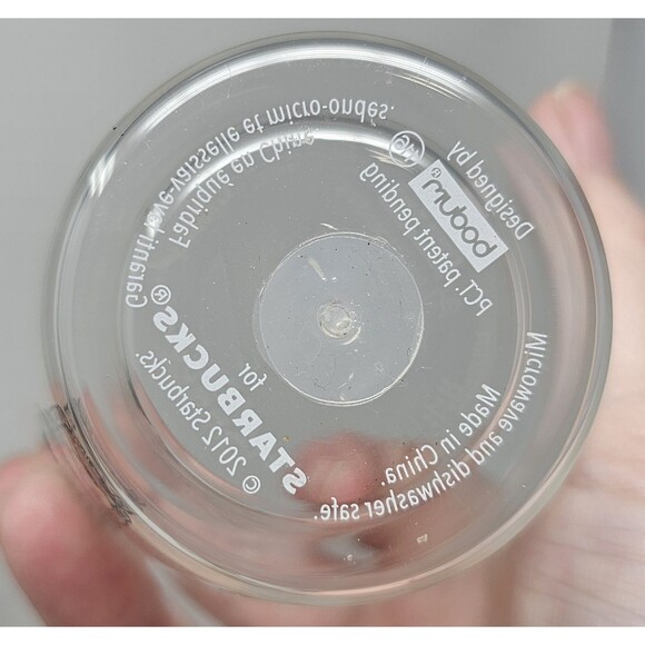 Set Of 3 Starbucks Bodum 2012 8 Oz Double Walled Hand Blown Glass Cup Brand New - Picture 4 of 14